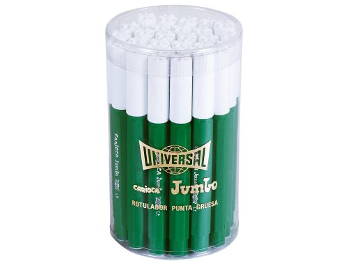 Marcador jumbo carioca pote de 30 unidades verdes , Carioca , 97989 , 